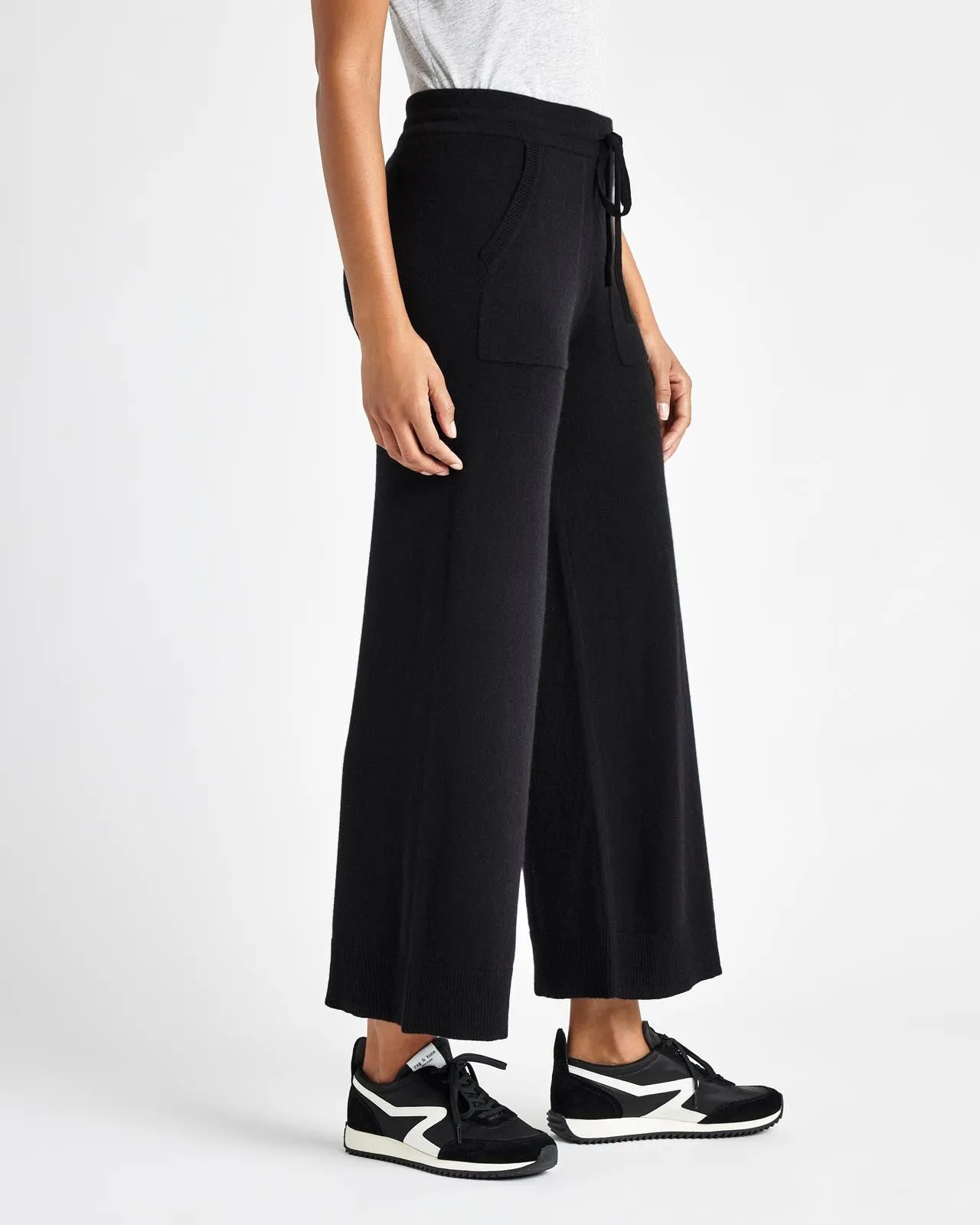 Aksel Cashmere Wide Leg Pant