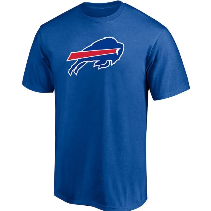 Buffalo Bills Men's Josh Allen Royal Player Icon Name & Number T-Shirt