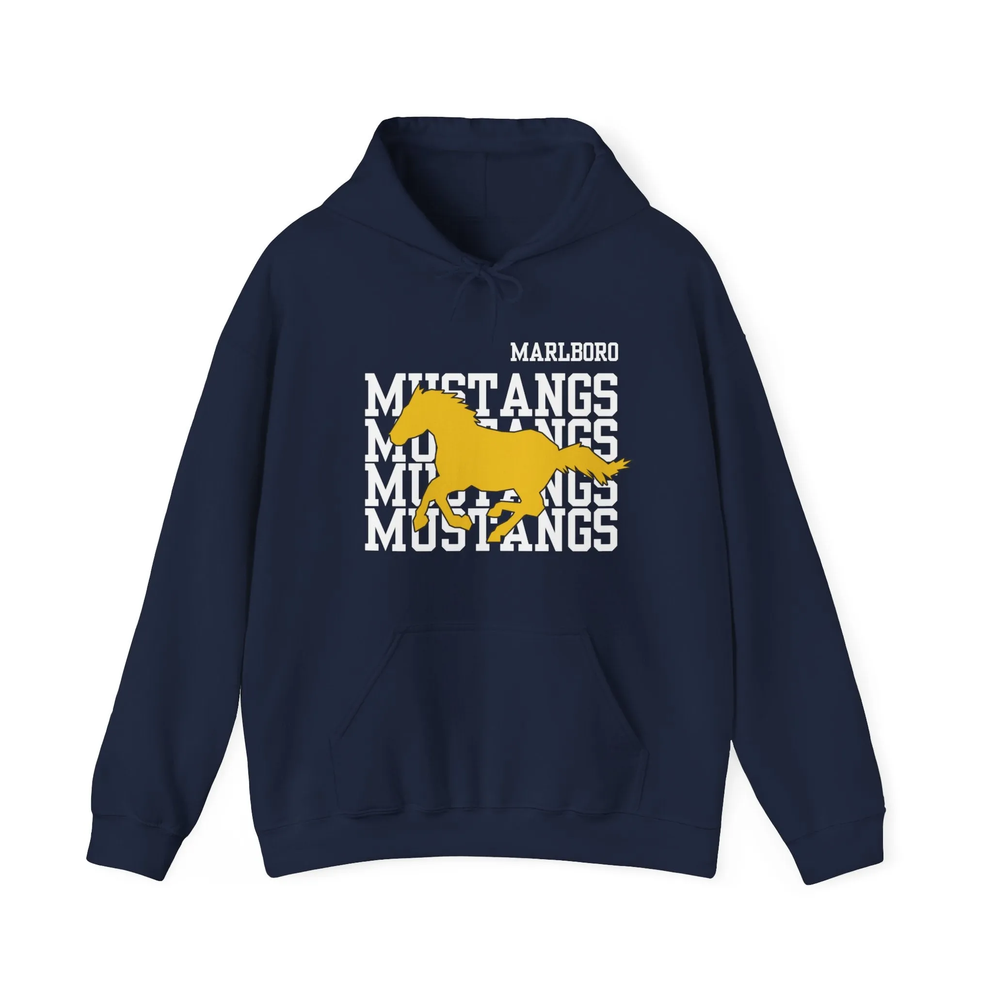 Marlboro  Mustangs Hoodie, Mustang