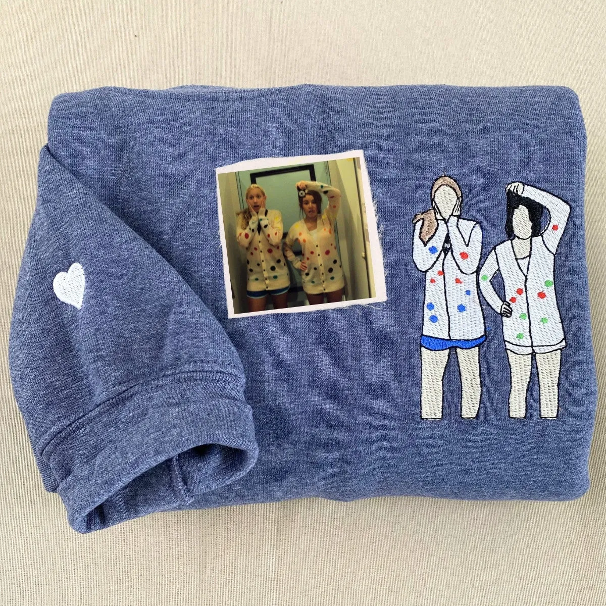 Personalized Best Friend Gift with Photo Sweatshirt or Hoodie