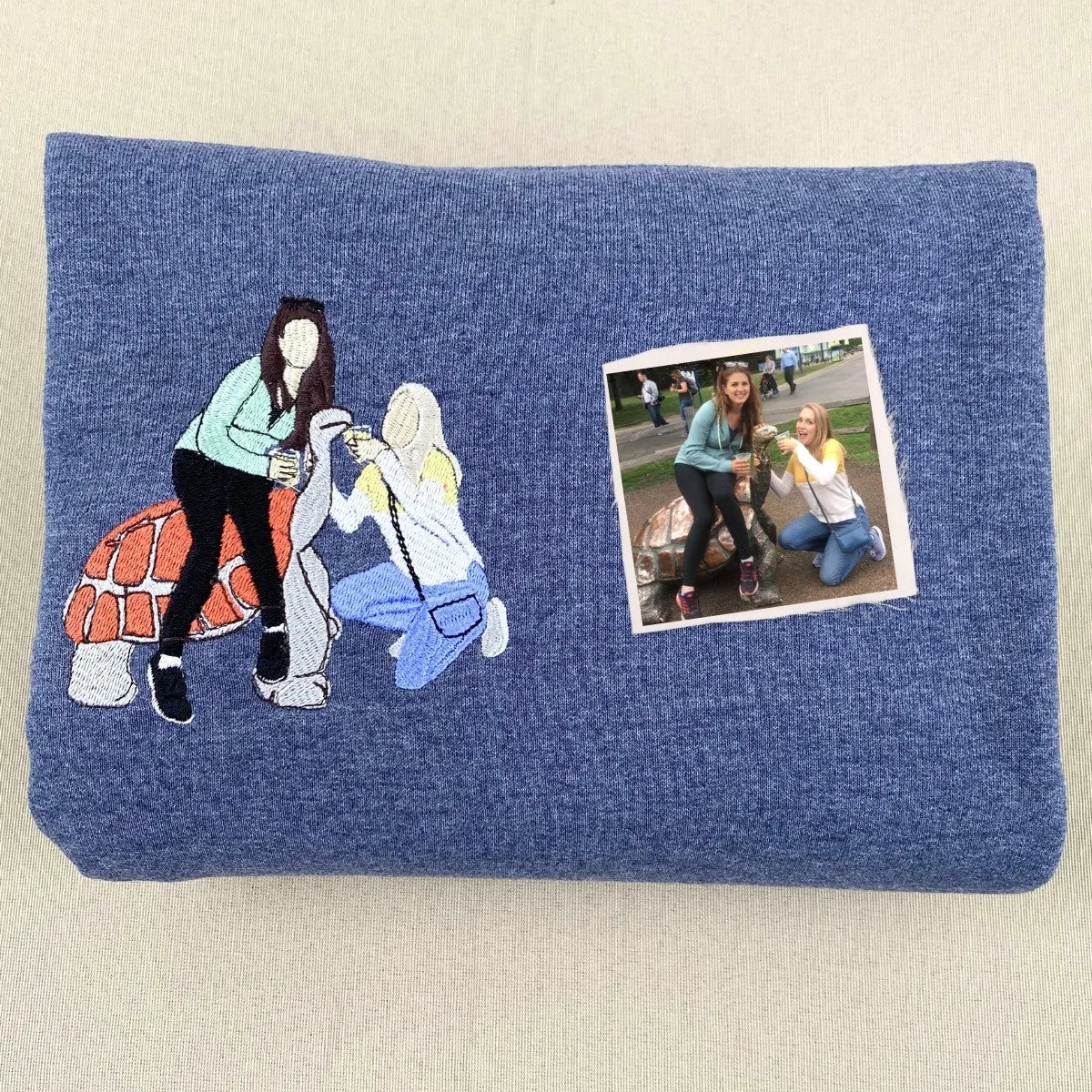 Personalized Best Friend Gift with Photo Sweatshirt or Hoodie
