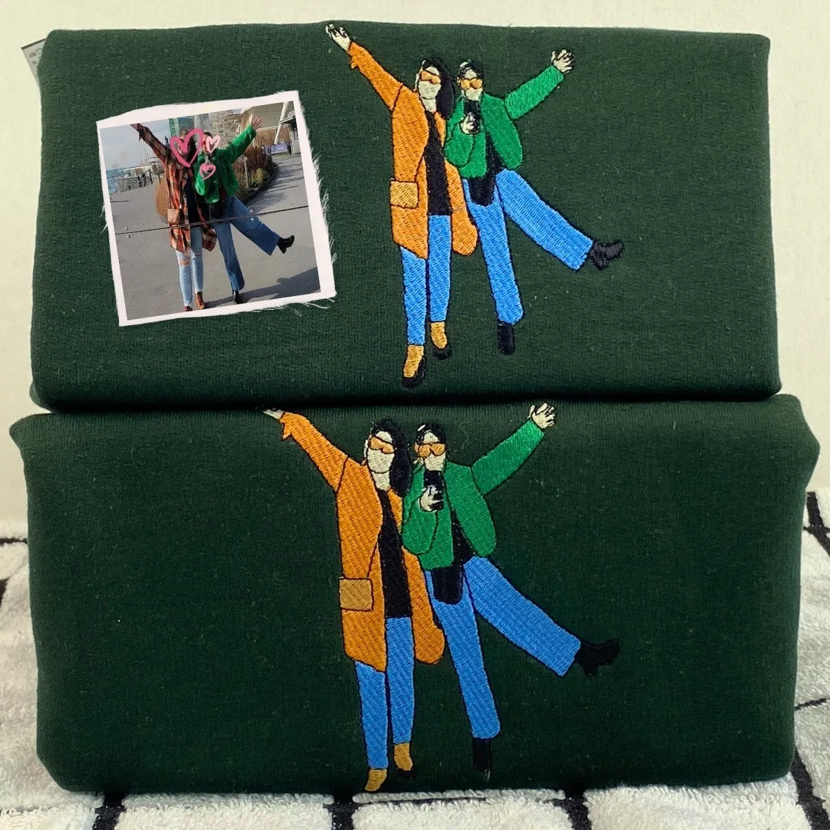 Personalized Best Friend Gift with Photo Sweatshirt or Hoodie